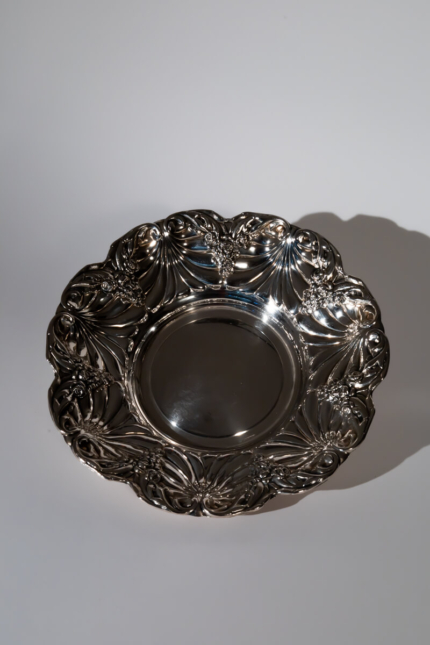 vintage mid-century floral tray